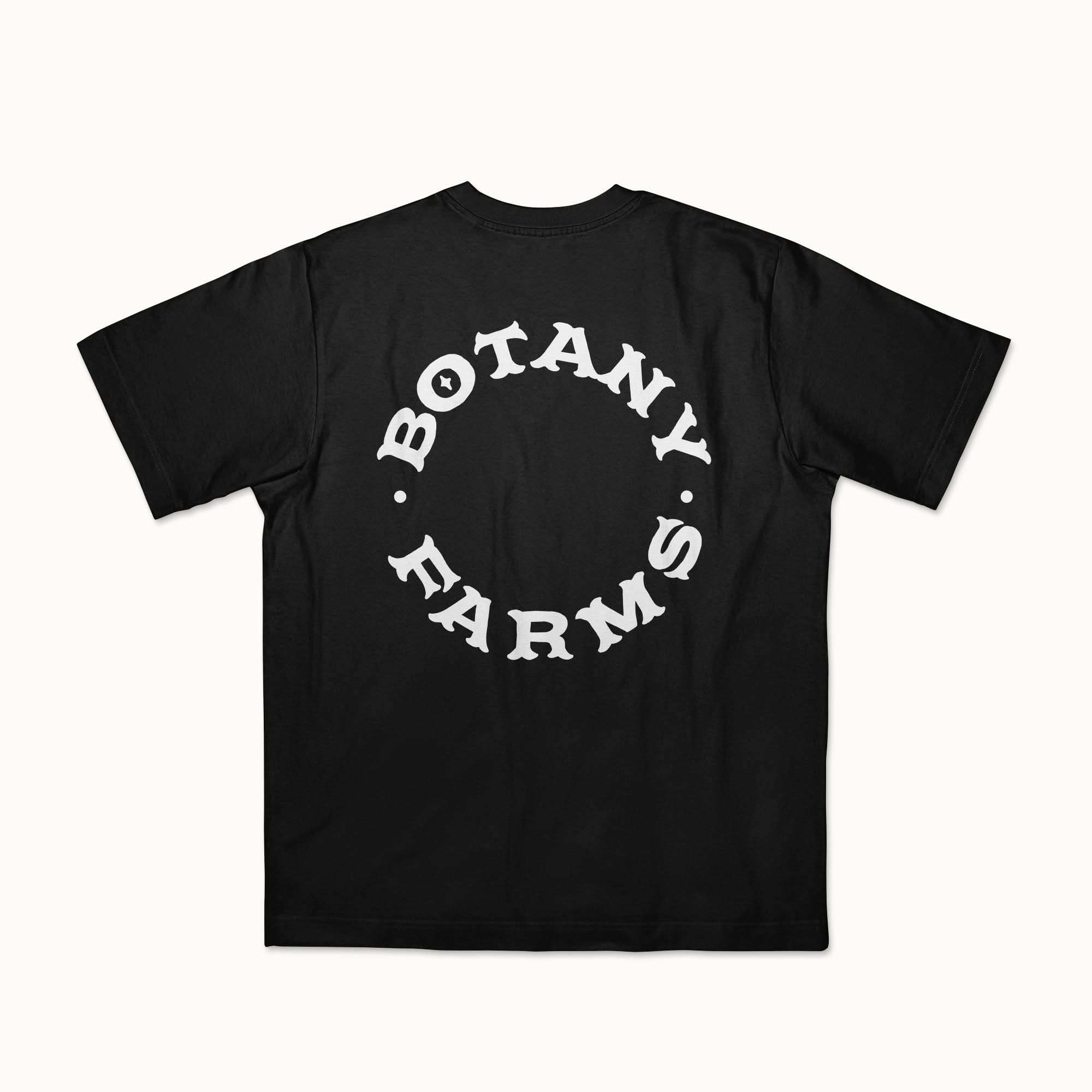 White Botany Logo Tee